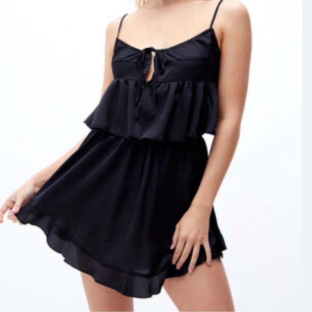 Free People Slip Top & Flounce Skirt Set